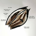 The Signature 15" Leather Laptop Bag, Black