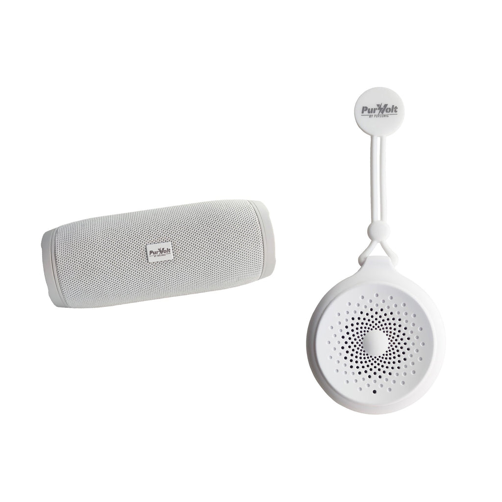 Pursonic Peak Wireless Speaker & Pursonic Waterproof Wireless Speaker Bundle – 360° Hi-Res Sound Anywhere, Anytime-3