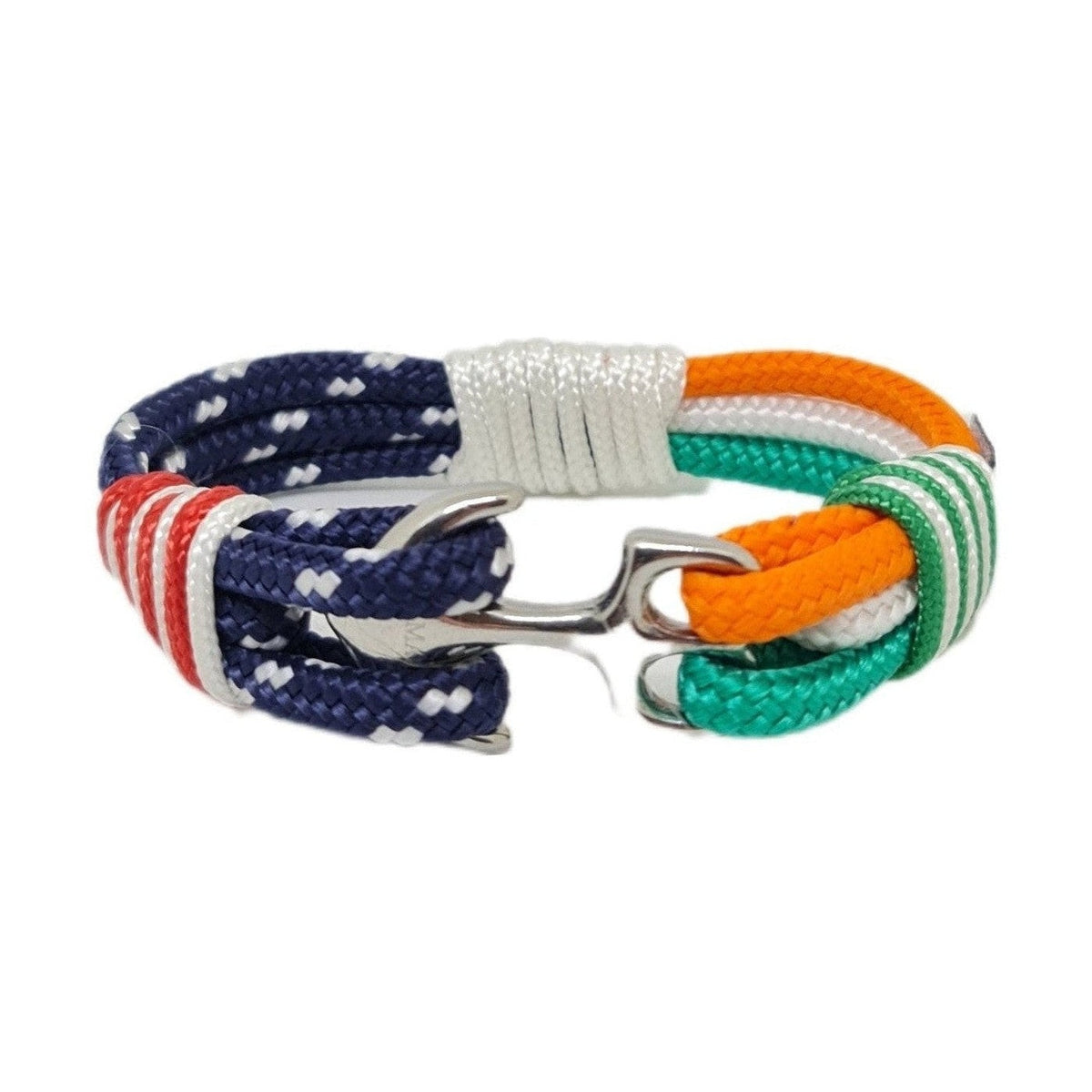 Ireland - United States Of America Flag Anchor Bracelet-0