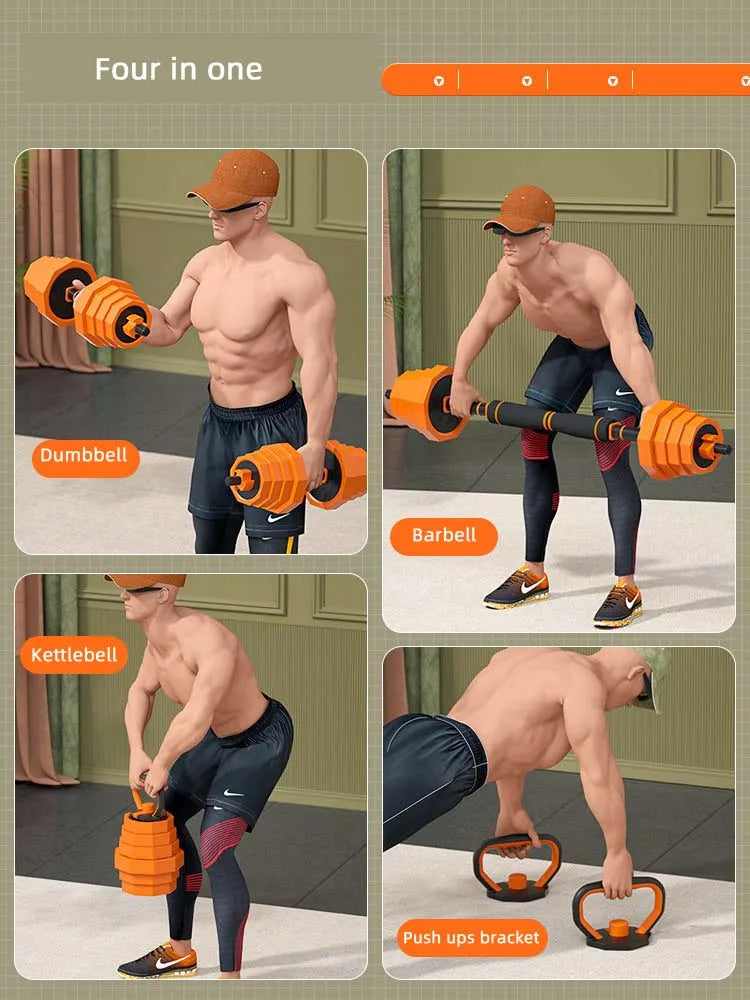 4-in-1 Adjustable Dumbbell Fitness Equipment-1