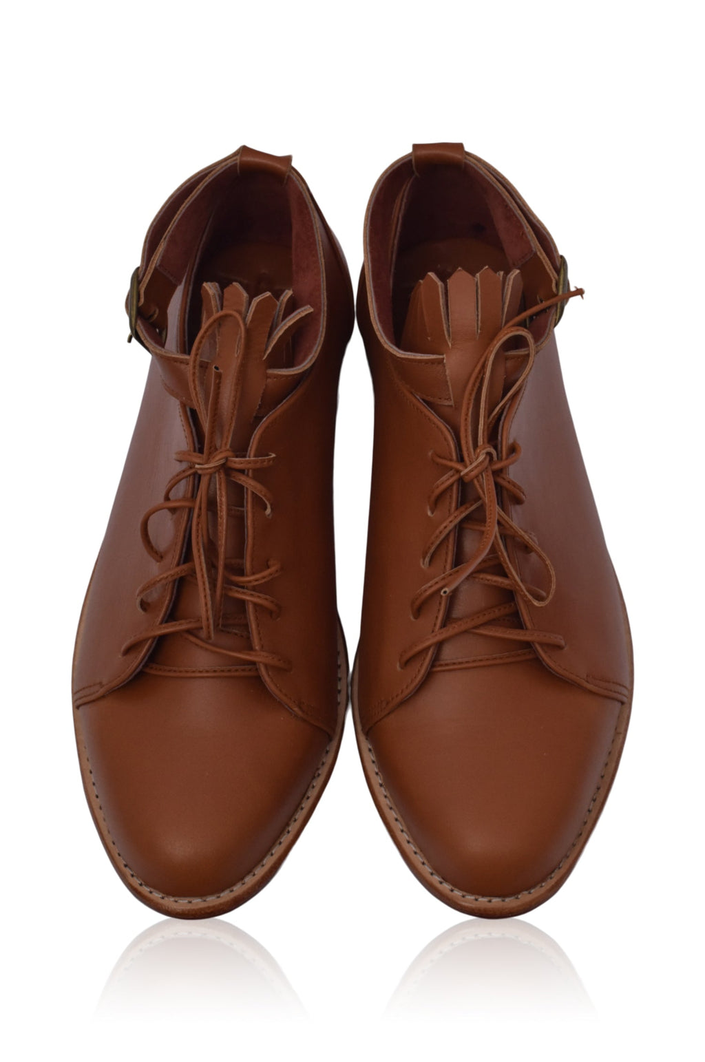 Boston Leather Oxfords-3
