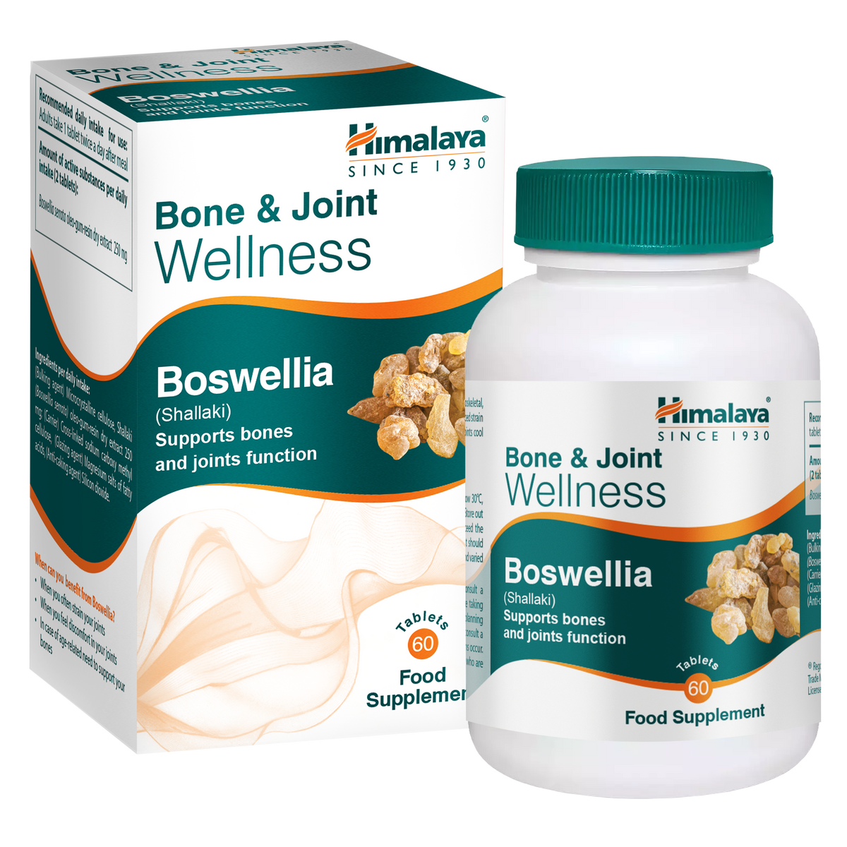 Himalaya Bone & Joint Wellness Boswellia - 60 Tablets-0