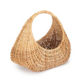 Buff Willow Gondola Wicker Shopping Basket-0