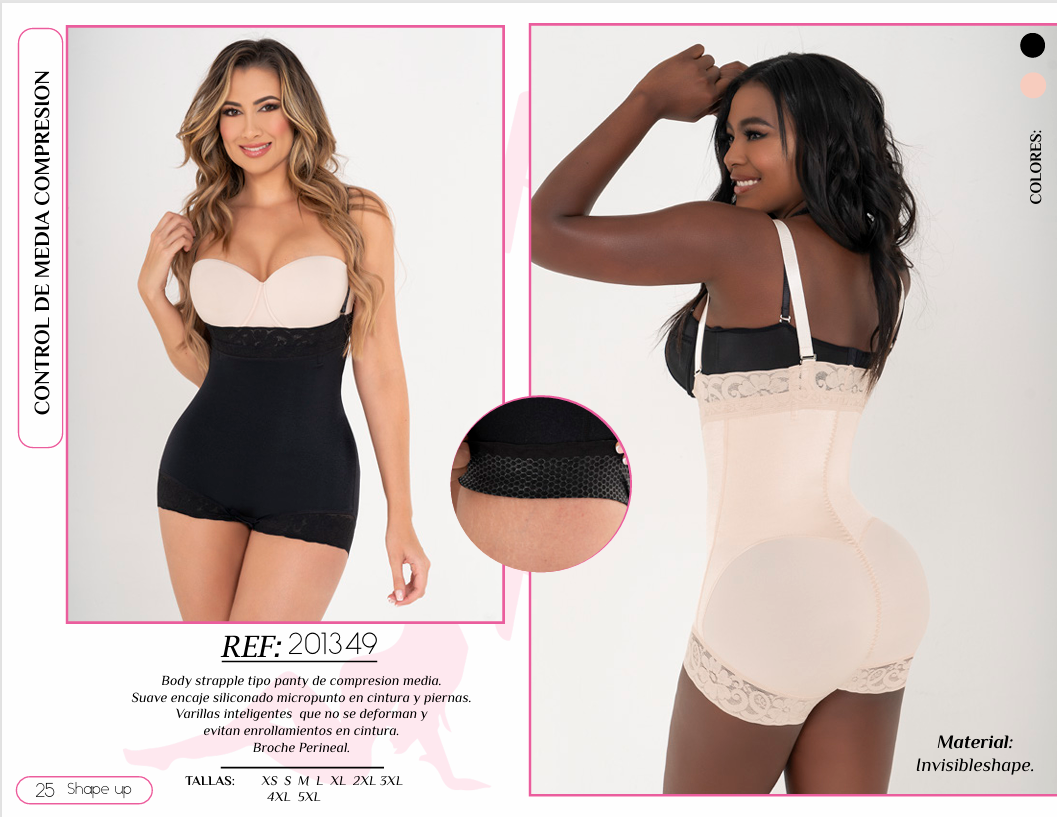 Strapless Mid-Control Panty Bodysuit Silhouette Flex – 201349-4