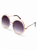 Radiant Golden Oversized Sunglasses-1