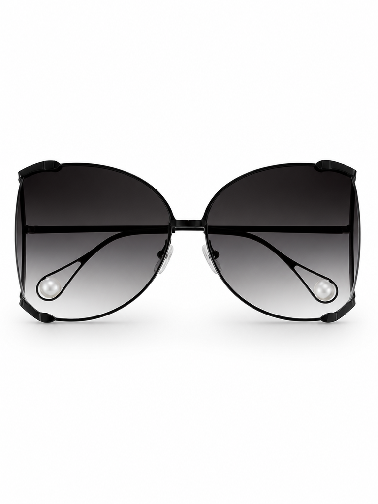 Divine Oversized Pearl Sunglasses-8