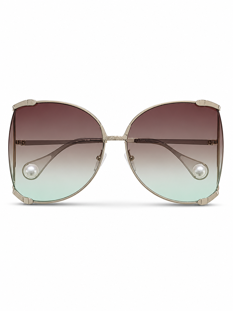 Divine Oversized Pearl Sunglasses-2