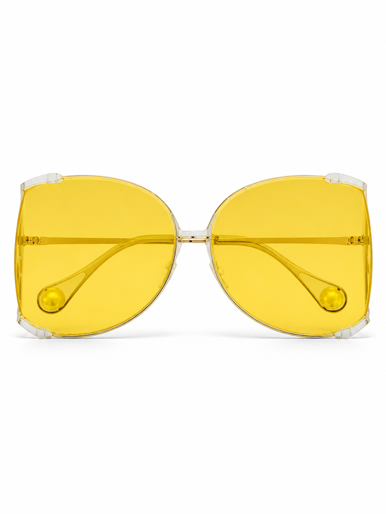 Divine Oversized Pearl Sunglasses-4