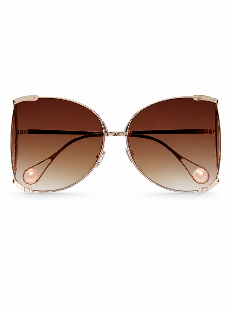 Divine Oversized Pearl Sunglasses-9