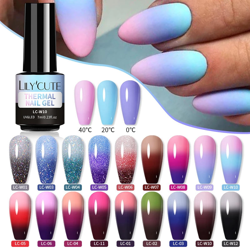 Color Changing Thermal Gel Nail Polish-0