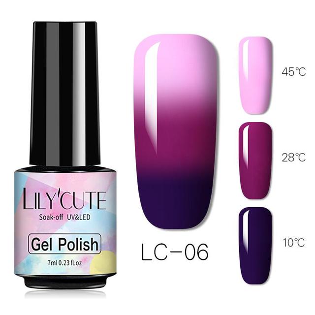Color Changing Thermal Gel Nail Polish-11
