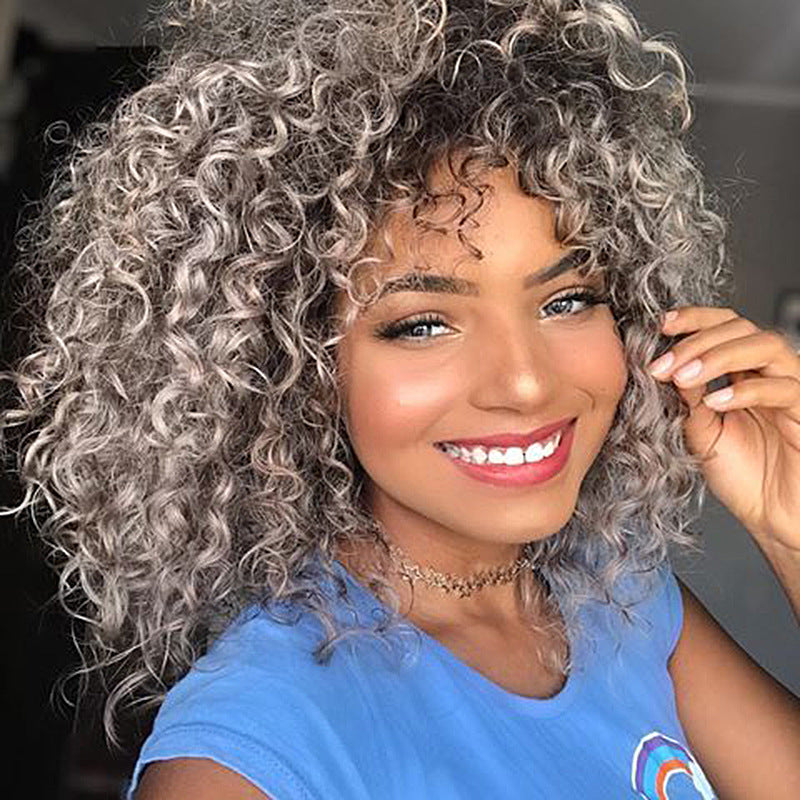 Curly Long High Temperature Wire Wig-3