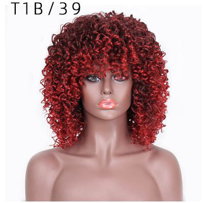 Curly Long High Temperature Wire Wig-5