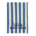 Custom Everywhere Towel, Striped Blue