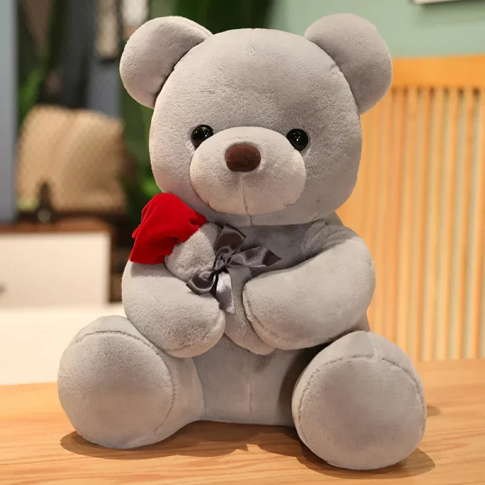 Cute Rose Bear Plush Toy-1