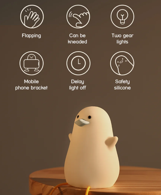 Seagull Silicone Night Lamp-4