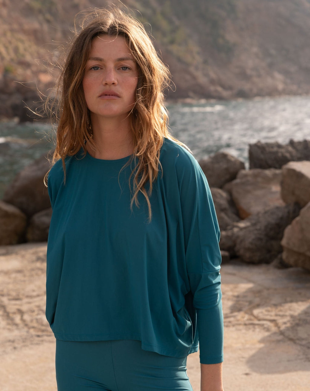 Mykonos UV Top | Italian Technical Sun-Protective Clothing UPF50 - Teal