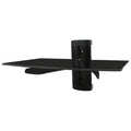 MegaMounts Tempered Glass Single Stud 22 Pound Shelf Wall Mount-0
