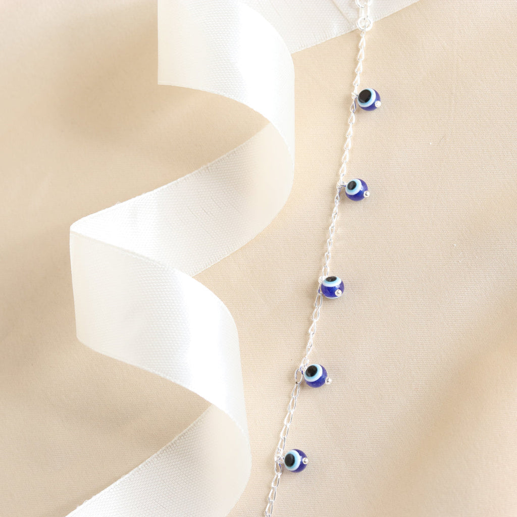 Single line Evil Eye Bracelet-1