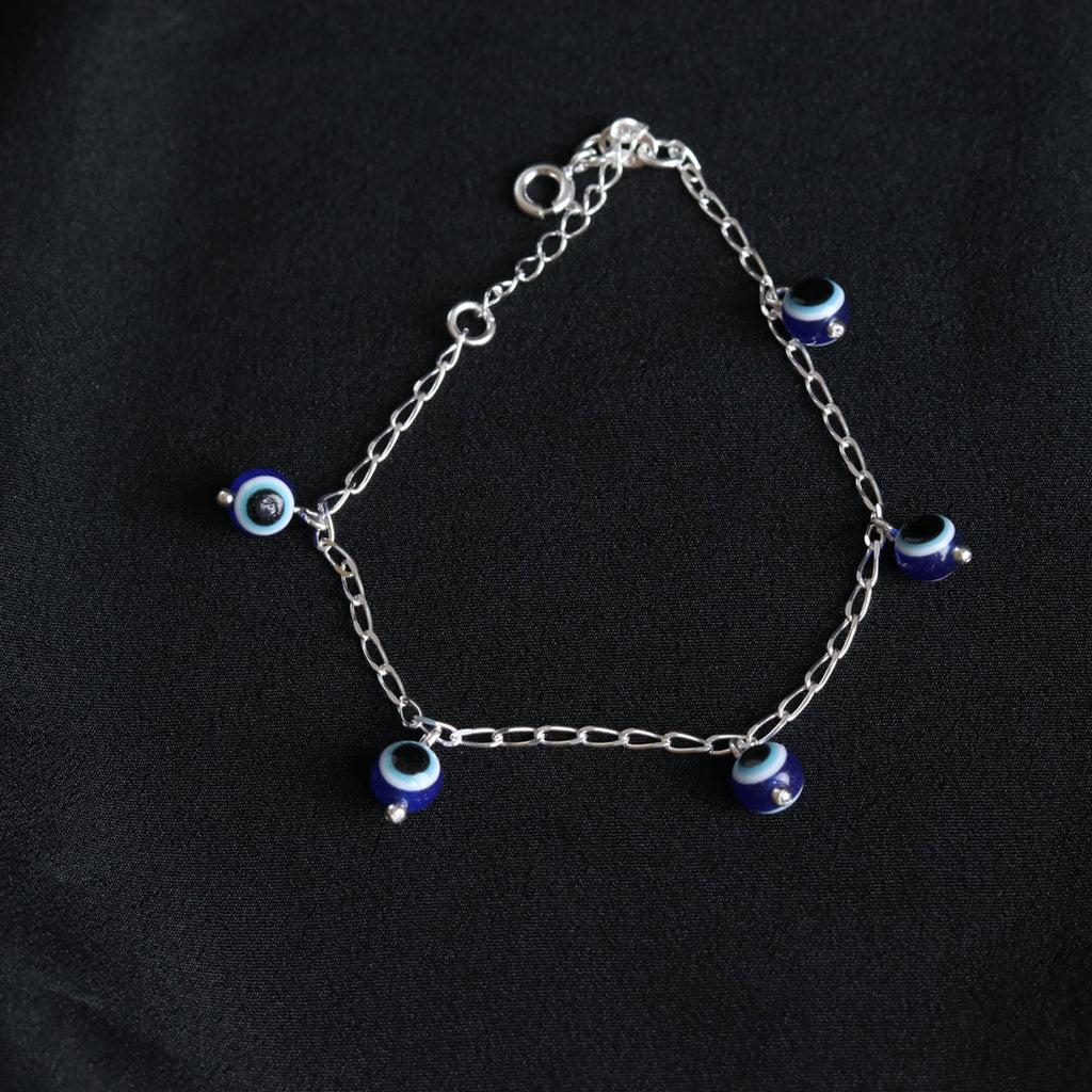 Single line Evil Eye Bracelet-3
