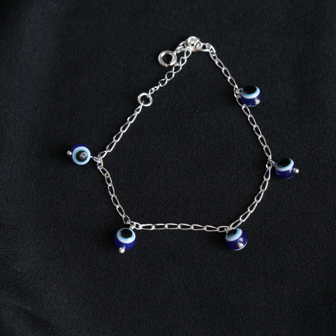 Single line Evil Eye Bracelet-3