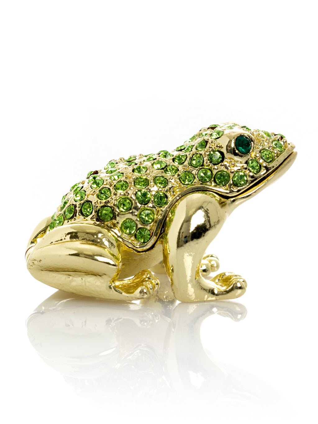 Green and Gold Sitting Toad-0