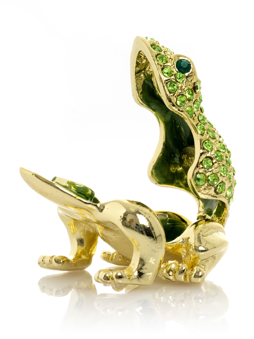Green and Gold Sitting Toad-1
