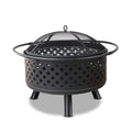 Grillz Fire Pit BBQ Grill 76cm-0