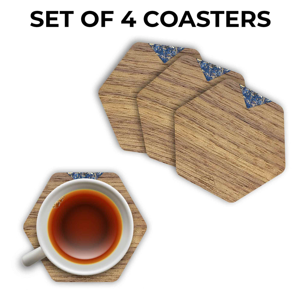 Wooden Coasters - American Walnut / Set of 4 Coasters-3