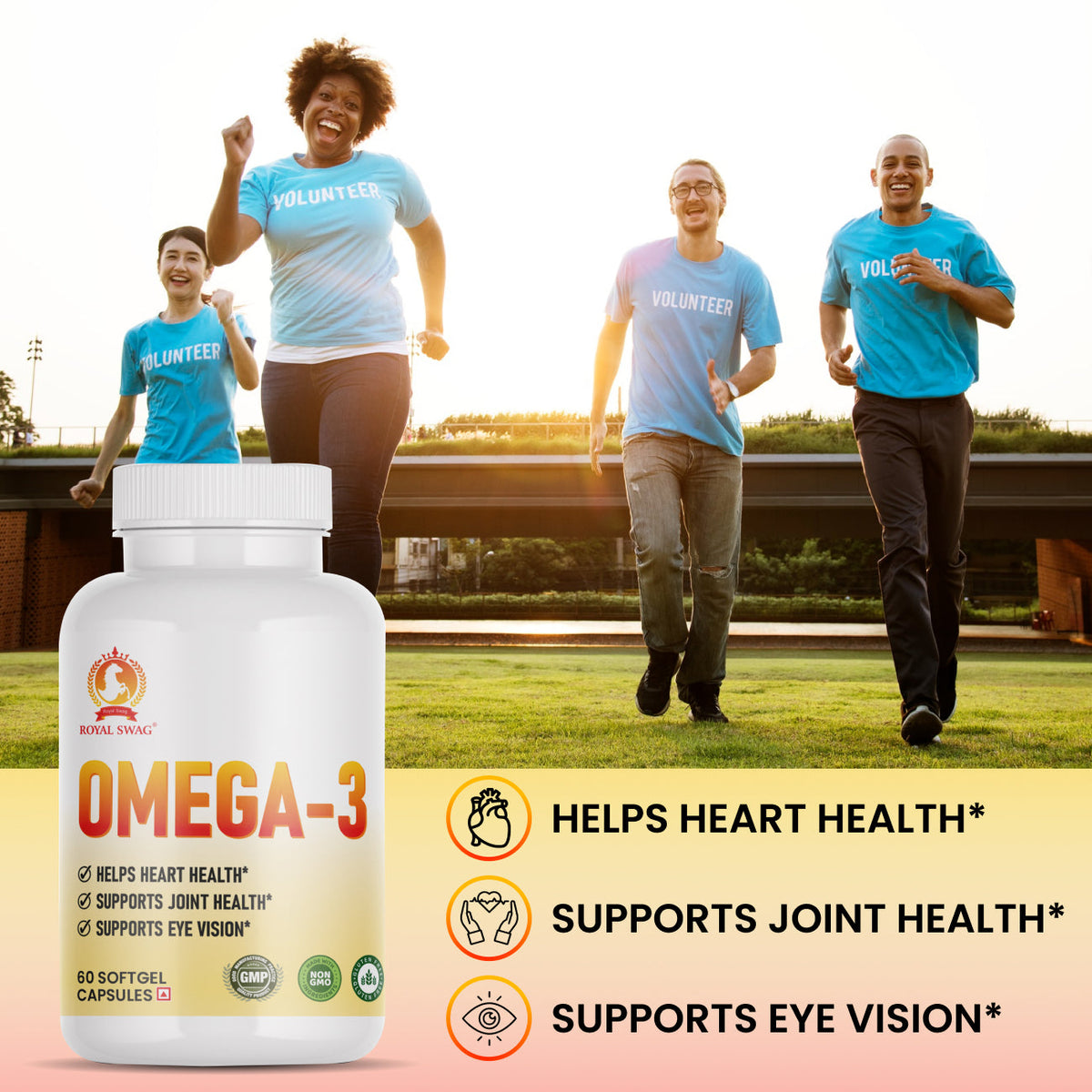 Omega 3 Fish Oil Tablets - High Potency - 60 Pcs pack-3