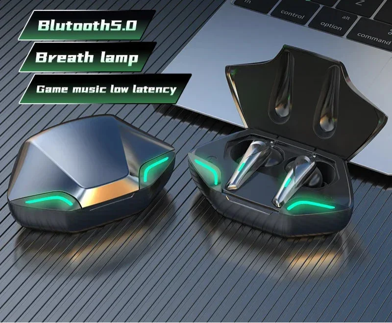 Wireless Bluetooth Gaming Earbuds with Mic – HiFi Sound-1