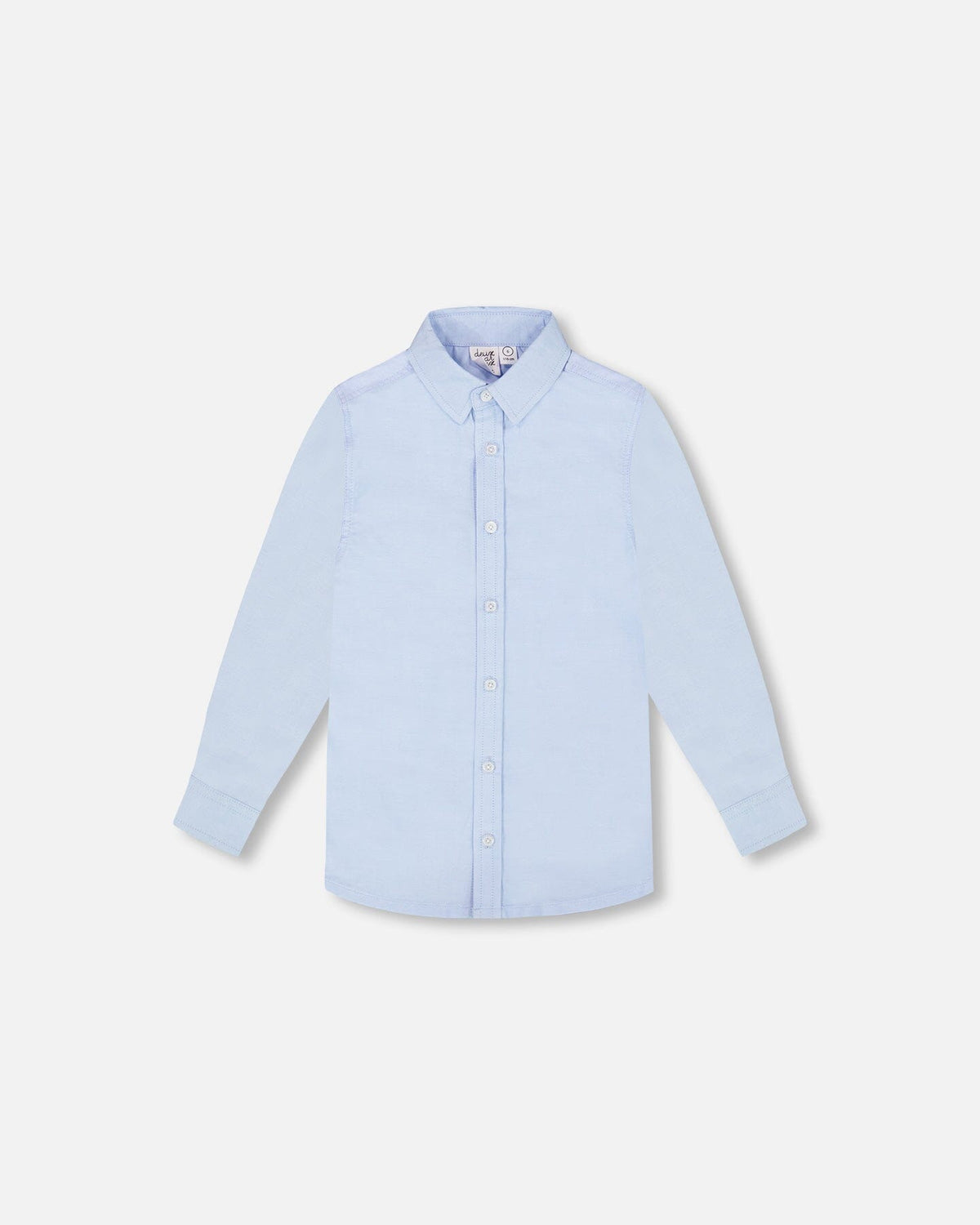 Long Sleeve Button Down Shirt Pale Blue