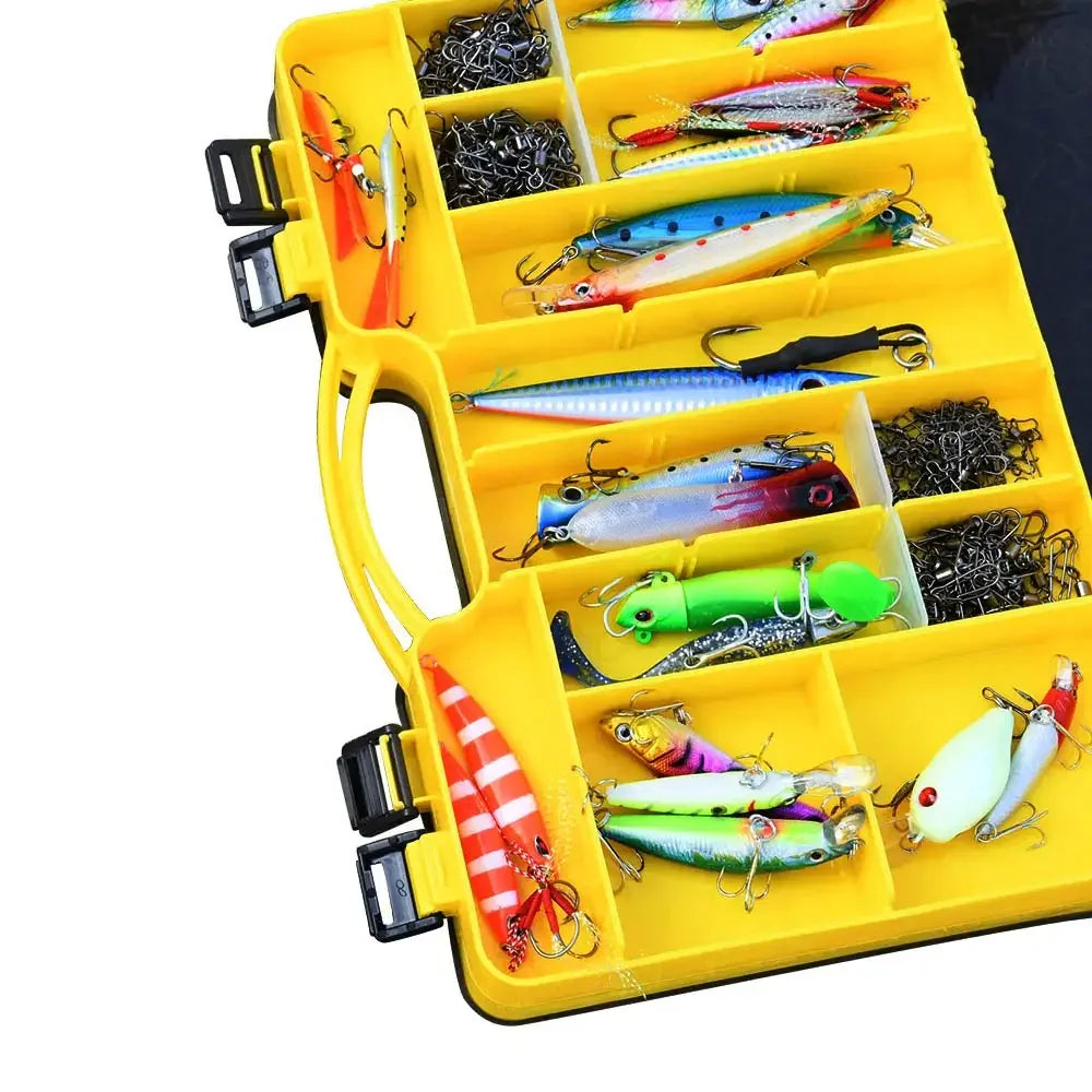 Waterproof Double Layer Fishing Tackle Box-2