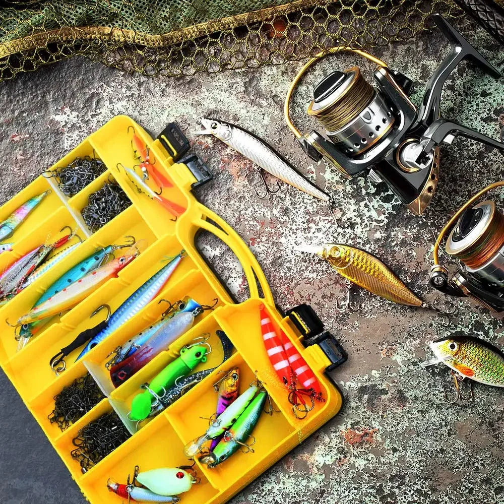 Waterproof Double Layer Fishing Tackle Box-1