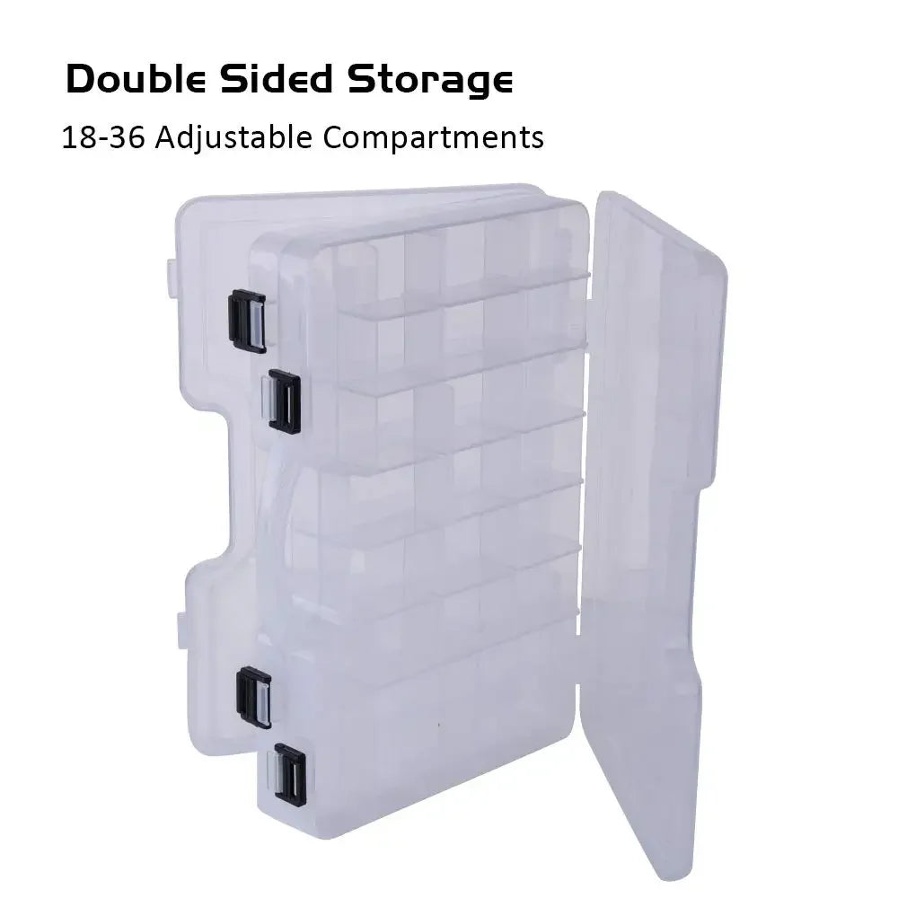 Waterproof Double Layer Fishing Tackle Box-3