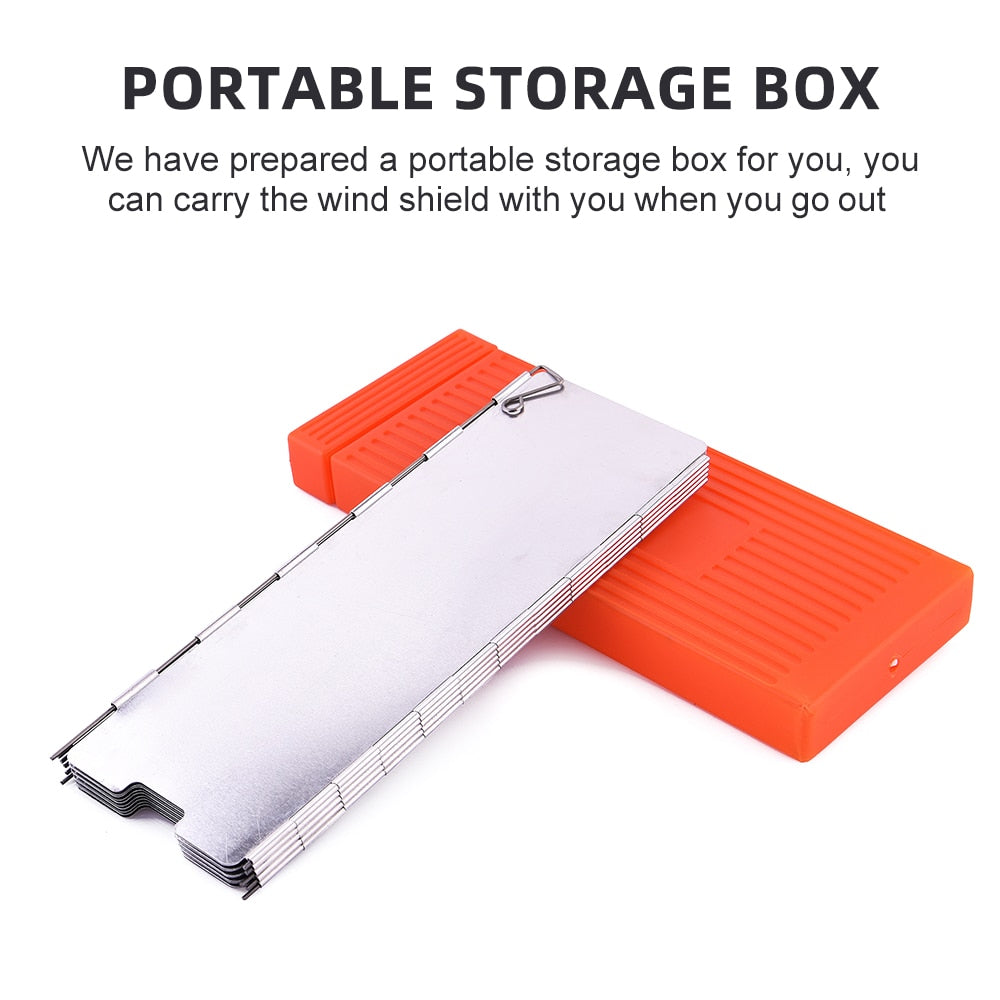 Camping Portable Stove Wind Shield-3