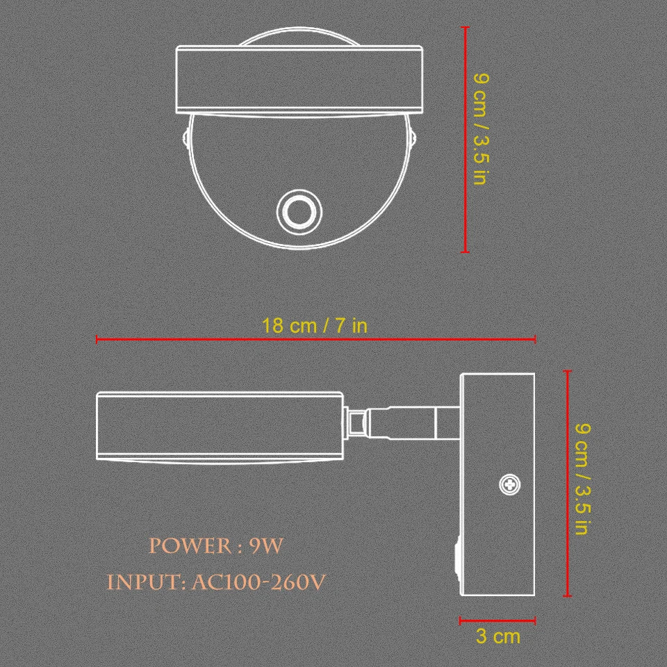 Versatile LED Wall Lamps-2