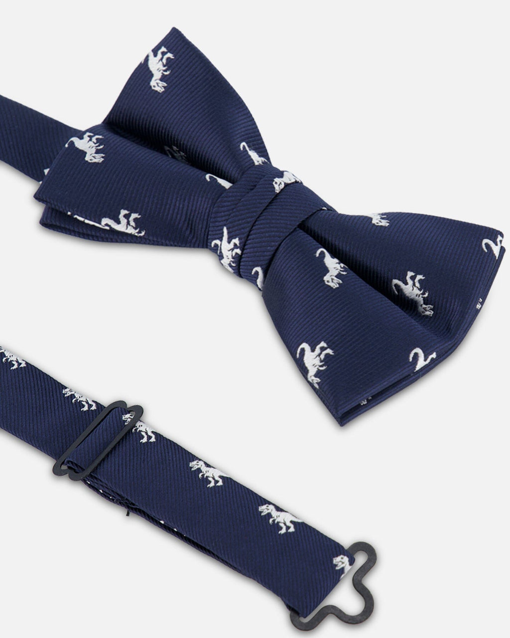 Bow Tie Blue Dino Print-2