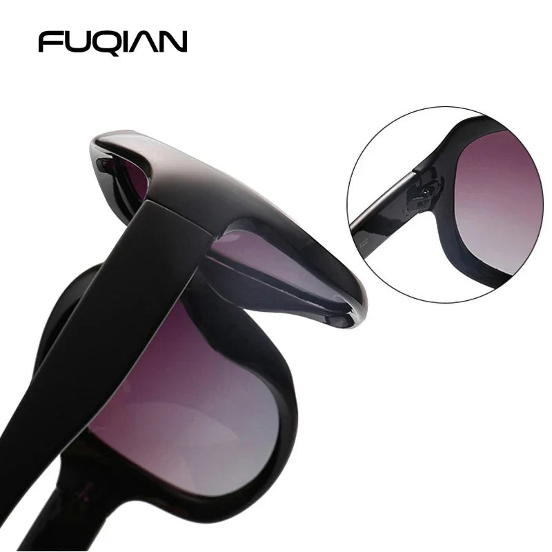 Oversized Round Sunglasses Women-1