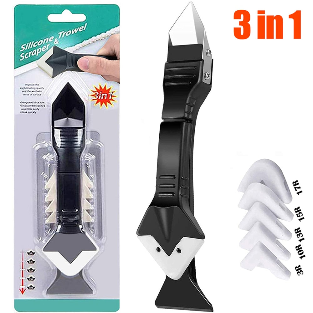 Caulking Tool Glass Glue Angle Scraper-1