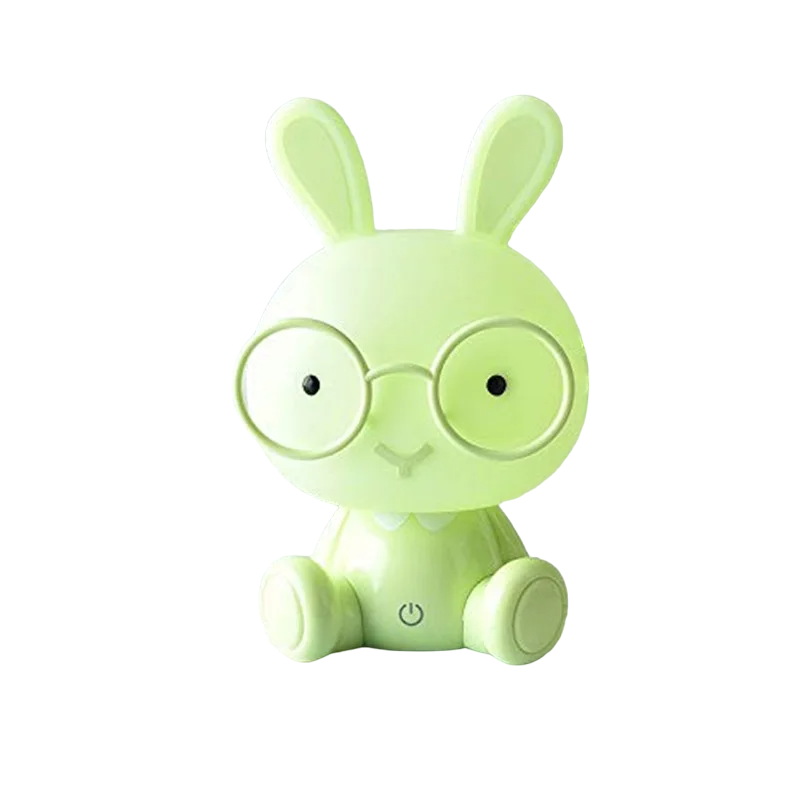 LED Night Light Touch Cartoon Bunny Table Lamp-0