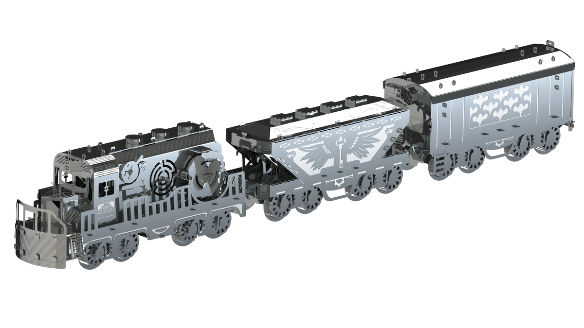 HEAVY LOCO FREIGHT TRAIN-1
