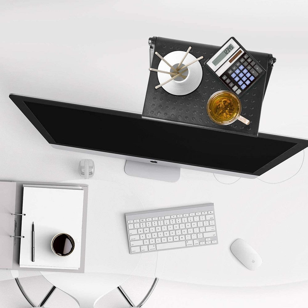 Rack TV Monitor Organizer Screen Top Storage Shelf Holder Practical Home Storage Computer Office Multi-functional Organizer-0