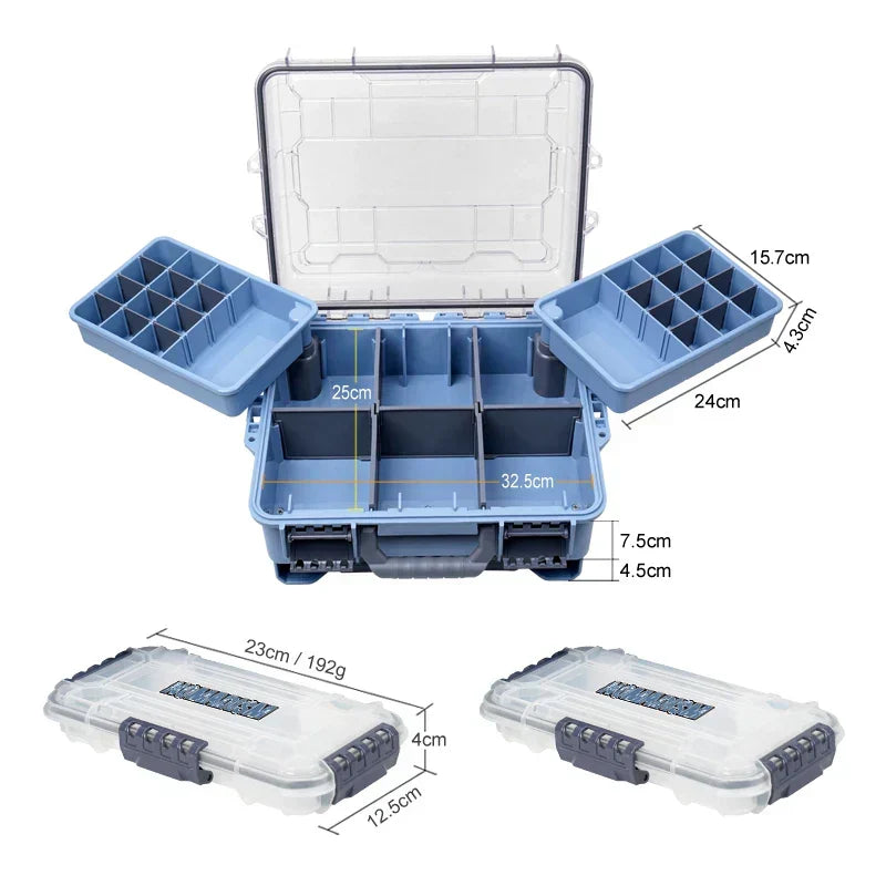 Portable Multi-Layer Fishing Tackle Box-1