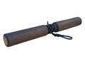 Smoked Oak Wrist Roller 2.2 lbs (1 kg) with Rope and Carabiner 1.77" (4.5 cm) Diameter-0