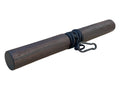 Smoked Oak Wrist Roller with Rope and Carabiner 1.77" (4.5 cm) Diameter-0