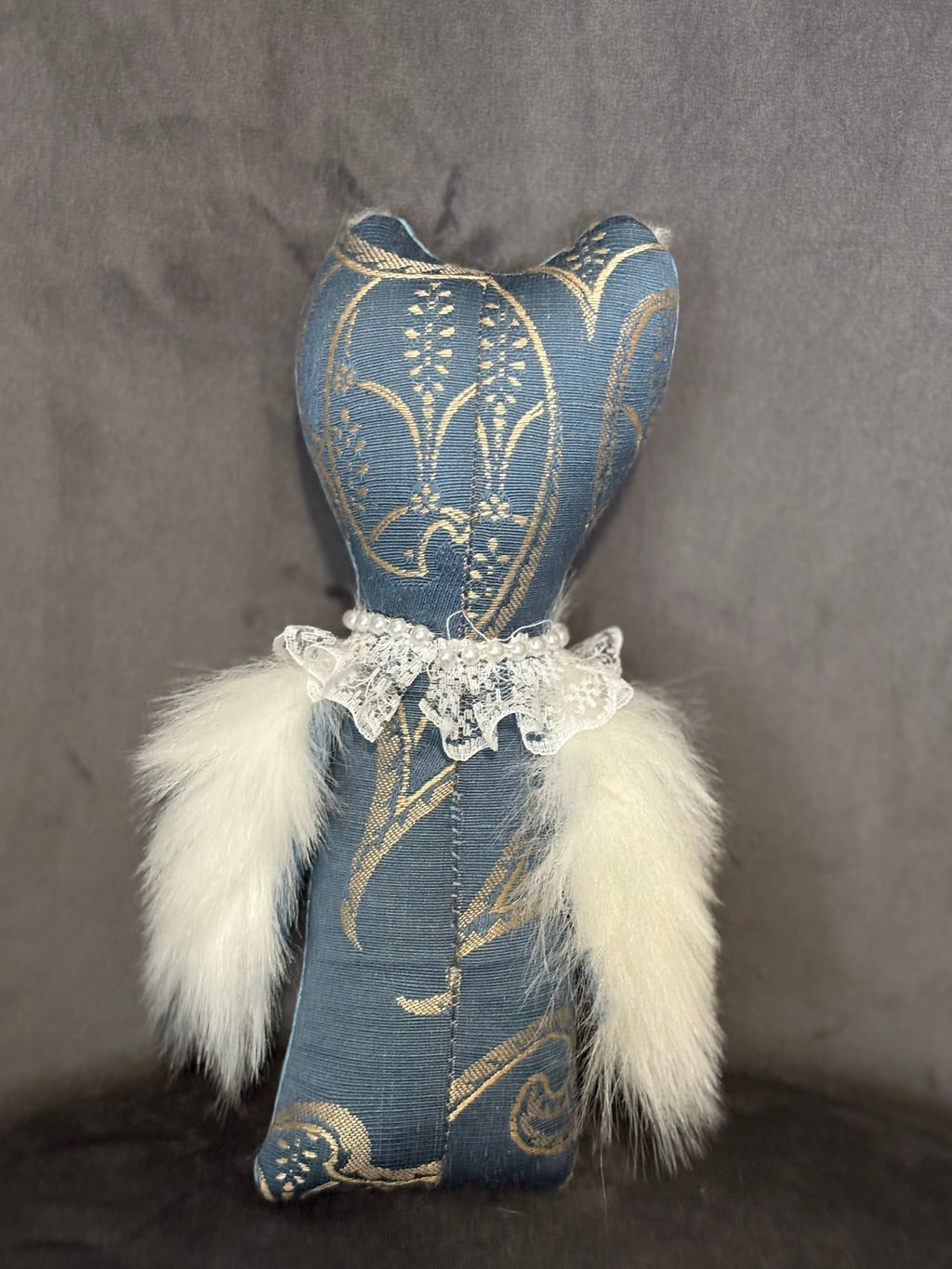 Owl textile doll-2