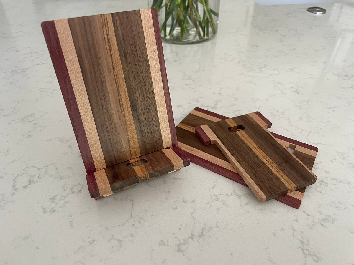 Portable Hardwood Phone Stand-2