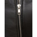 WOMENS BLACK LEATHER BIKER JACKET LABELLE