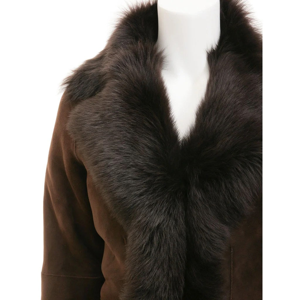 WOMEN TOSCANA SHEARLING IN BROWN ARLINGTON